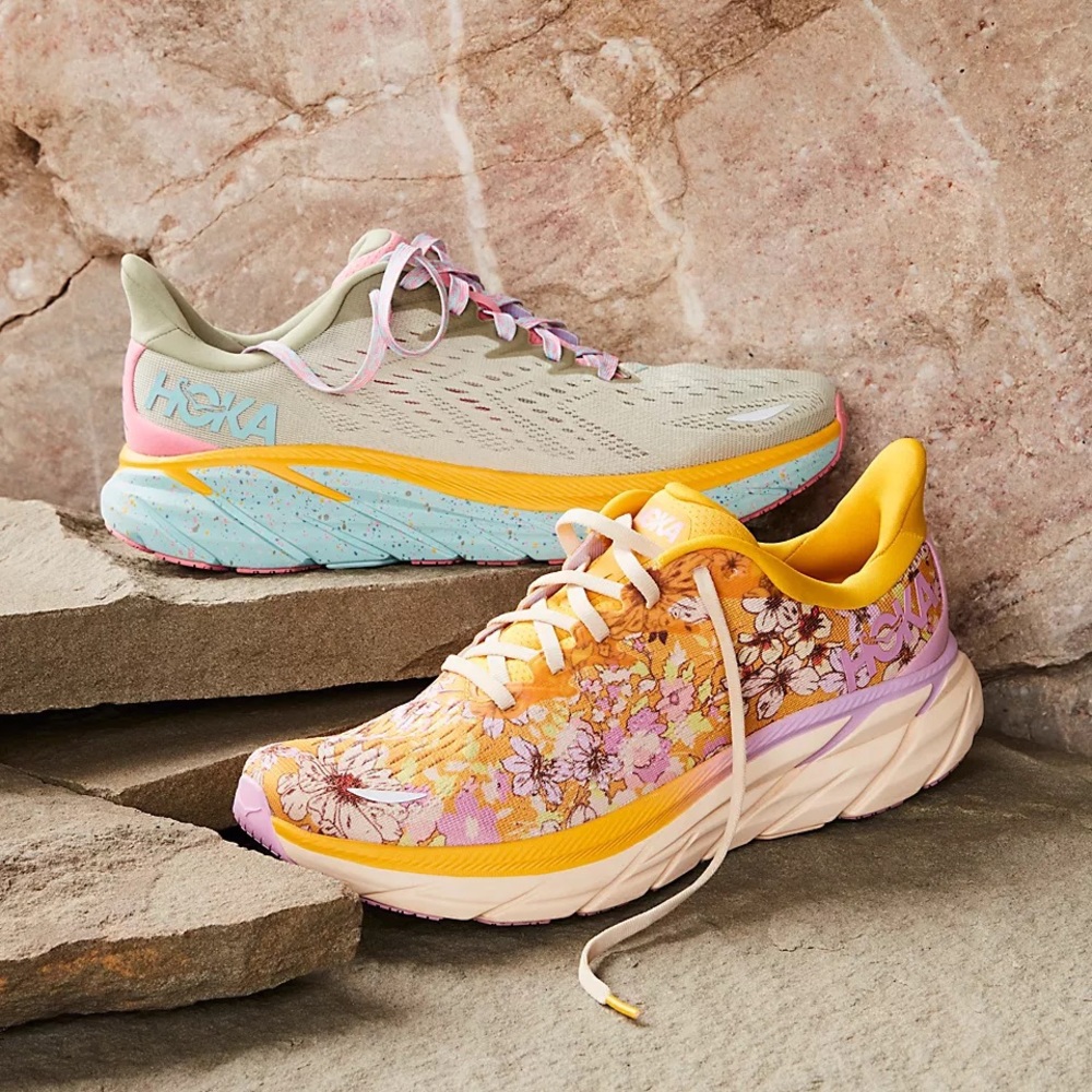 Free people movement x Hoka in Golden Coast Floral